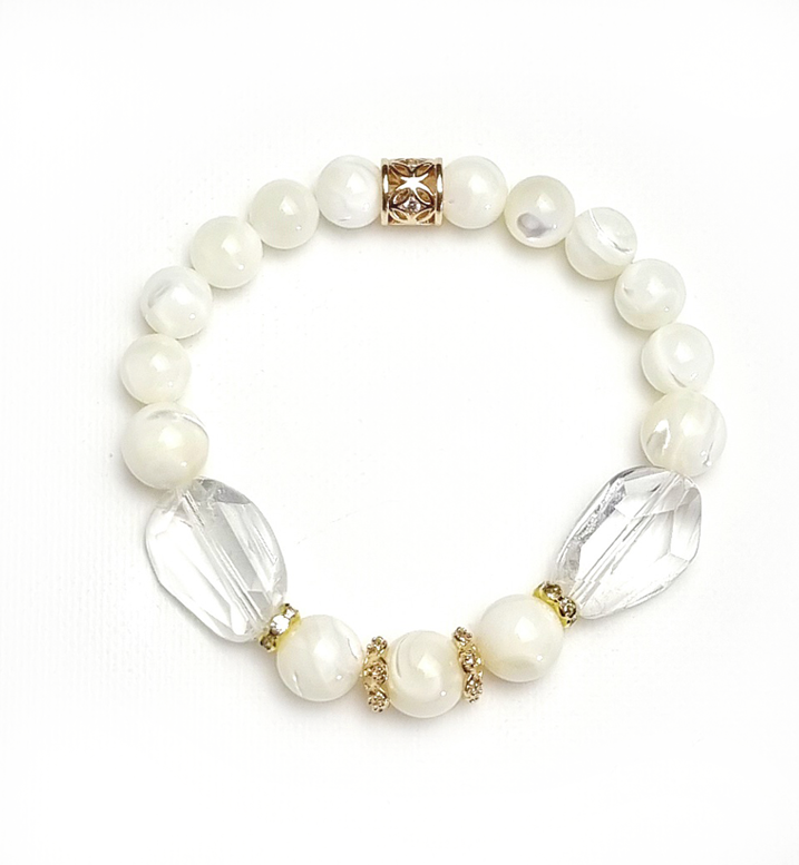 MAGic Armband “Mother of Pearls - gold VI”
