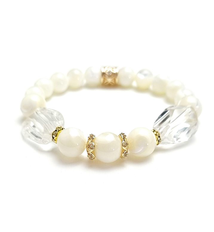 MAGic Armband “Mother of Pearls - gold VI”