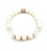 MAGic Armband “Mother of Pearls - roségoled VI” - 2
