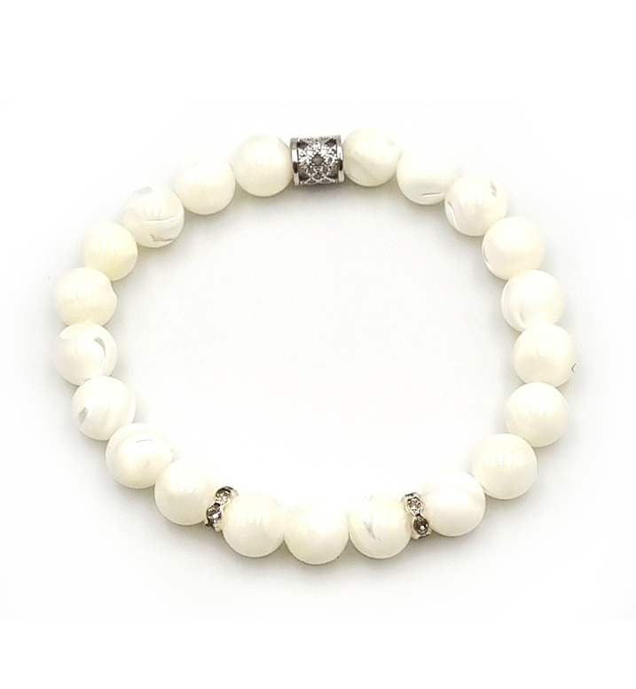 MAGic Armband “Mother of Pearls - silver II”