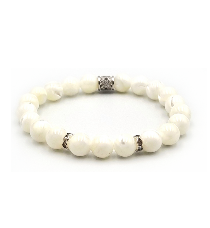 MAGic Armband “Mother of Pearls - silver II”