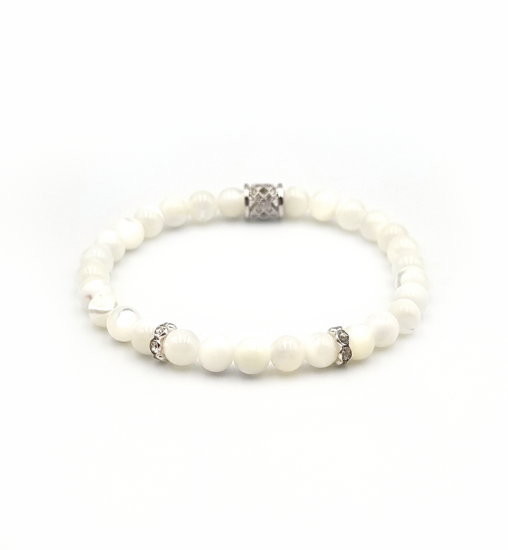 MAGic Armband “Mother of Pearls - silver III”