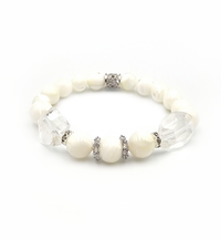 MAGic Armband “Mother of Pearls - silver VI” - 1