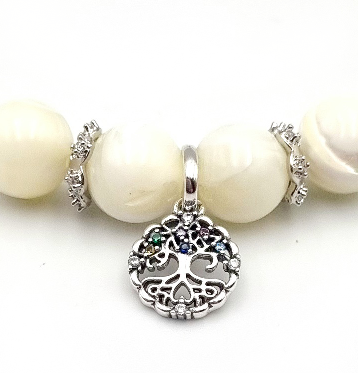 MAGic Armband “Mother of Pearls - silver VII”