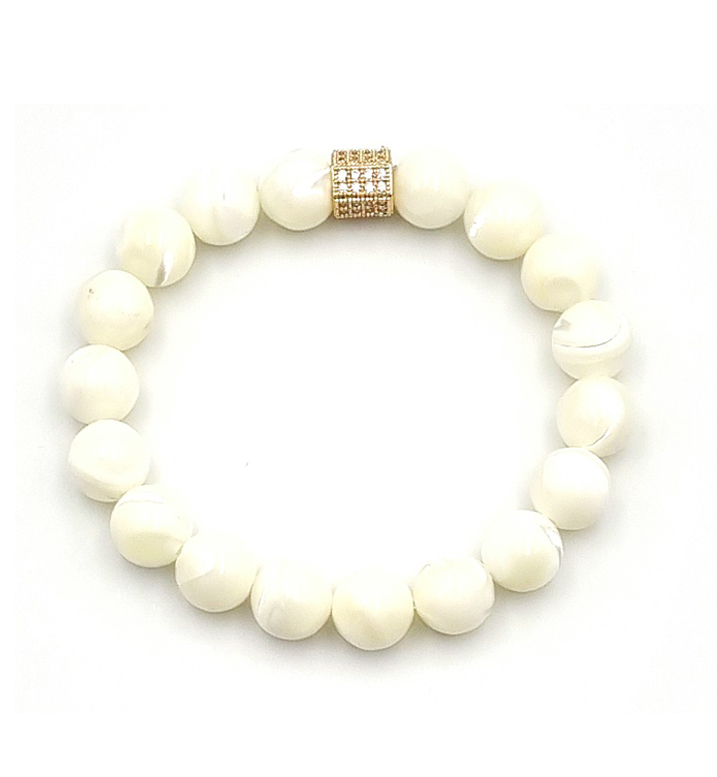 MAGic Armband "Mr. & Mrs. Iridescent Gold Bond”